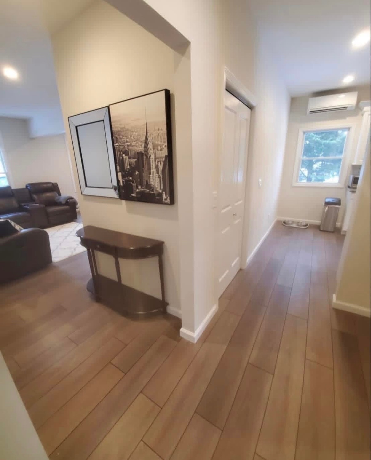 Interior hallway remodel